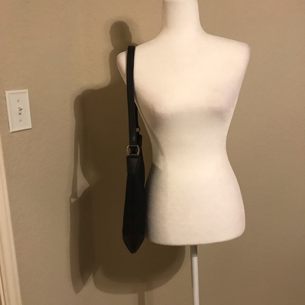 Gucci Shoulder bag, Excellent condition; brown canvas and leather; dust bag incl - Picture 5 of 16